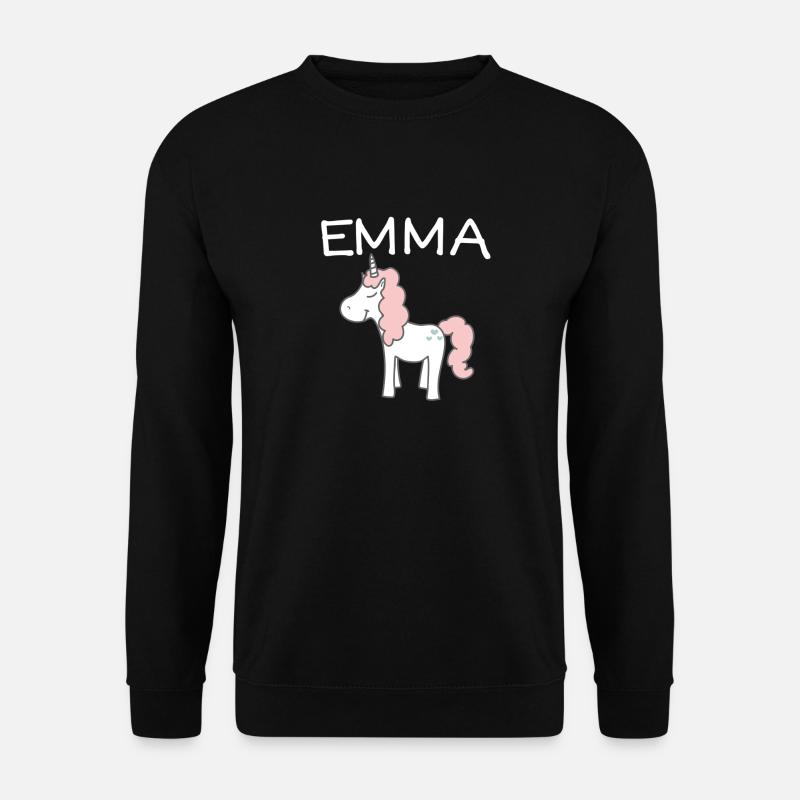 Emma Name Kinder - Unisex Pullover - Schwarz