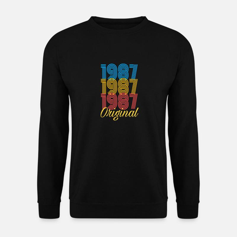 1987 Original / Birthday Gift - Unisex Sweatshirt - black