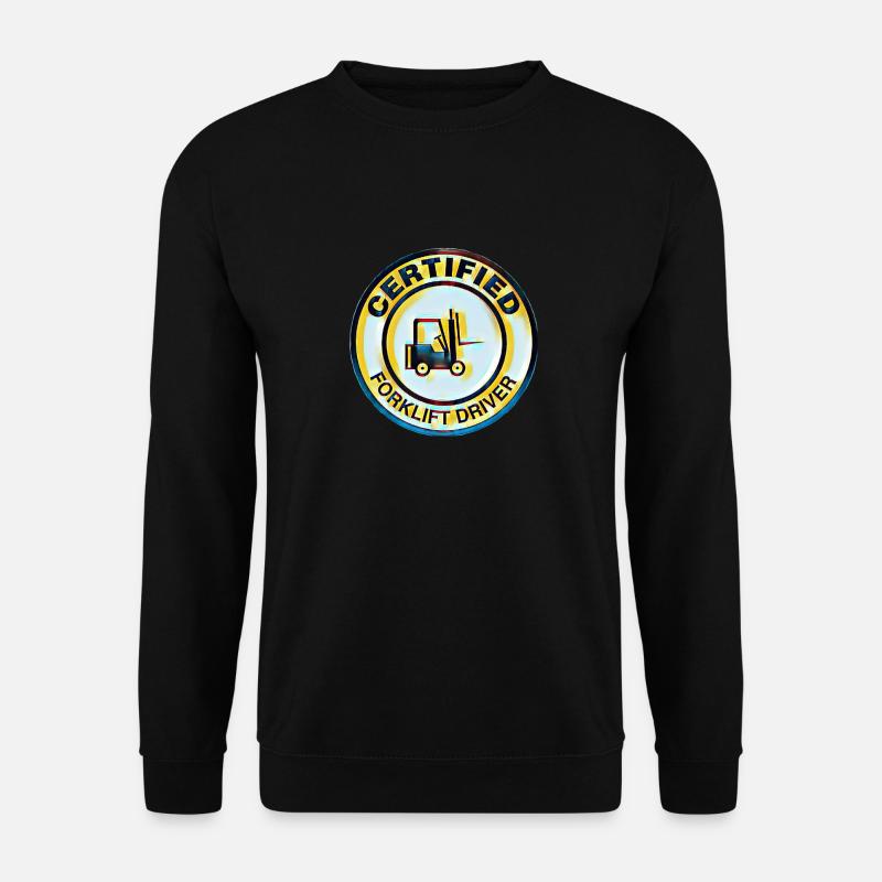Zertifizierter Gabelstapler Fahrer - Unisex Pullover - Schwarz