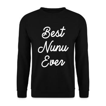 Best nunu ever - Sweat-shirt Unisexe - noir - Devant - Alina (178cm) & Michal (187cm)