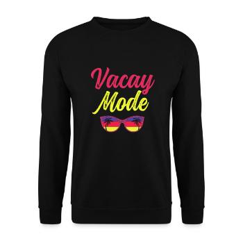 Matching Family Vacation Beach Summer Trip Vacay - Unisex Sweatshirt - black - Front - Alina (178cm) & Michal (187cm)