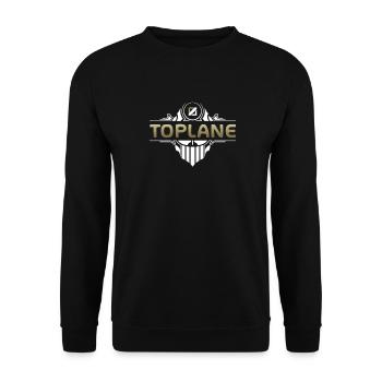 Toplane - Merch of Legends - Unisex Pullover - Schwarz - Vorne - Alina (178cm) & Michal (187cm)