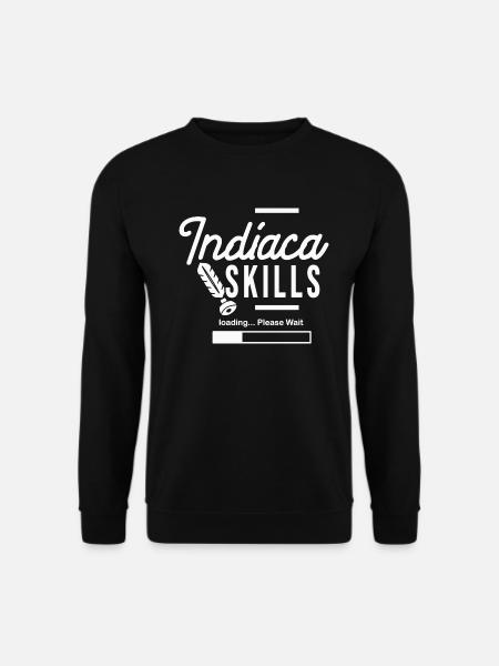 Indiaca Skills für Indiaca Spieler - Unisex Pullover - Schwarz