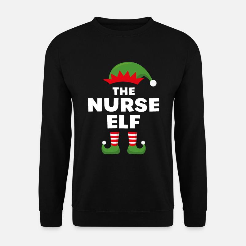 L’Elfe Infirmière - Sweat-shirt Unisexe - noir
