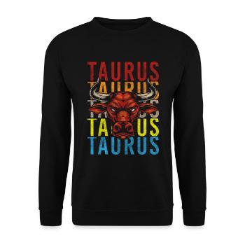 Sternzeichen Konstellation Geburtsmonat - Unisex Pullover - Schwarz - Vorne - Alina (178cm) & Michal (187cm)
