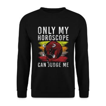 Taureau Planète Astro - Sweat-shirt Unisexe - noir - Devant - Alina (178cm) & Michal (187cm)