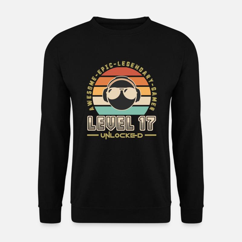 Level 17 - Unisex Sweatshirt - black