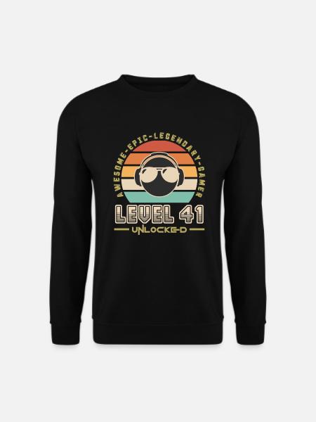 Level 41 - Sweat-shirt Unisexe - noir