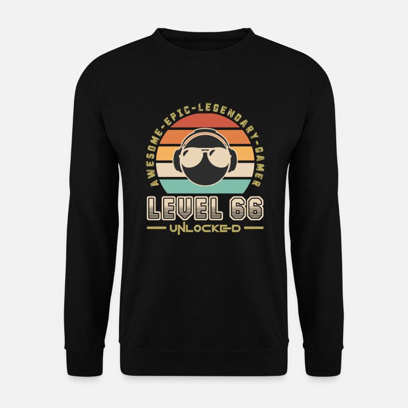 Stufe 66 - Unisex Pullover - Schwarz