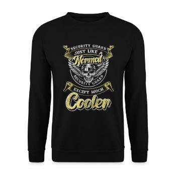 Sécurité Protection Travail Quart De Nuit - Sweat-shirt Unisexe - noir - Devant - Alina (178cm) & Michal (187cm)