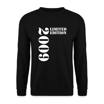 2009 Édition Limitée Anniversaire Cadeau Femme Mari - Sweat-shirt Unisexe - noir - Devant - Alina (178cm) & Michal (187cm)