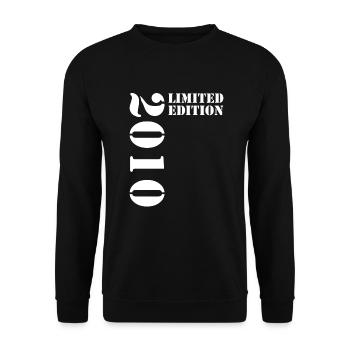 2010 Édition Limitée Anniversaire Cadeau Femme Mari - Sweat-shirt Unisexe - noir - Devant - Alina (178cm) & Michal (187cm)