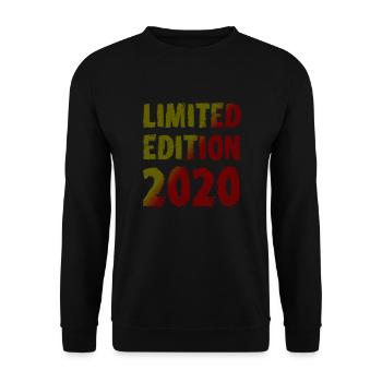 2020 Limited Edition Birthday Gift Decoration - Unisex Sweatshirt - black - Front - Alina (178cm) & Michal (187cm)