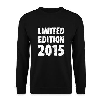 2015 Limited Edition 8th Birthday Gift Fun - Unisex Sweatshirt - black - Front - Alina (178cm) & Michal (187cm)