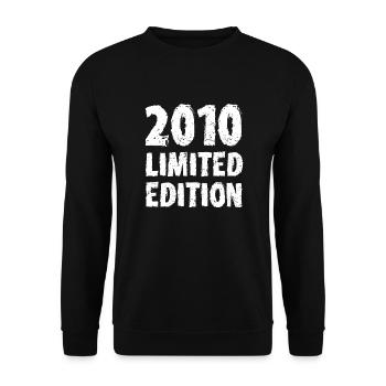 2010 Édition Limitée Anniversaire Cadeau Femme Mari - Sweat-shirt Unisexe - noir - Devant - Alina (178cm) & Michal (187cm)