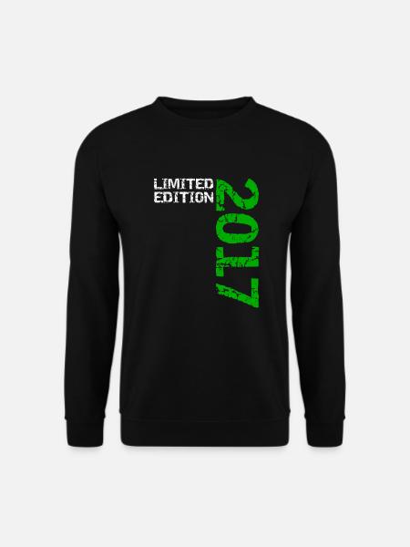 2017 Limited Edition Geburtstag Geschenk Deko - Unisex Pullover - Schwarz