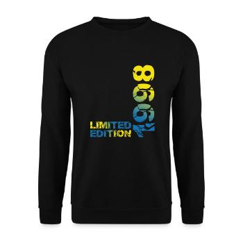 1998 édition limitée cadeau d’anniversaire femme mari - Sweat-shirt Unisexe - noir - Devant - Alina (178cm) & Michal (187cm)