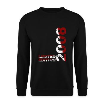 2008 Édition Limitée Anniversaire Cadeau Femme Mari - Sweat-shirt Unisexe - noir - Devant - Alina (178cm) & Michal (187cm)
