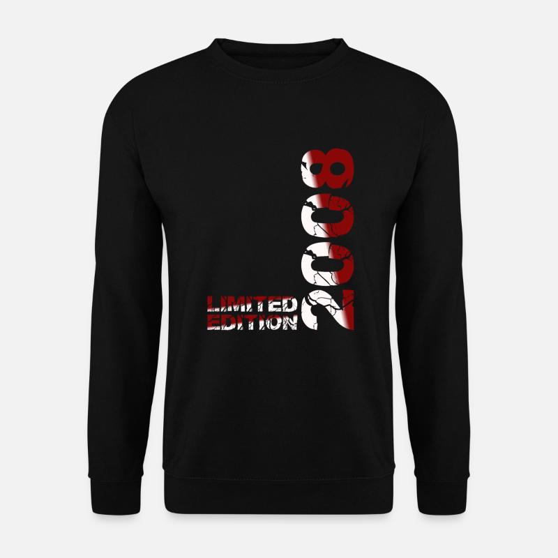 2008 Limited Edition Geburtstag Geschenk Frau Mann - Unisex Pullover - Schwarz