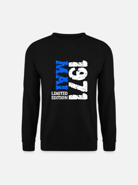 1971 Mai Limited Edition Geburtstag Geschenk - Unisex Pullover - Schwarz