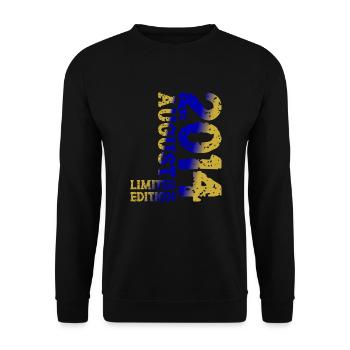 2014 Août Édition Limitée 9ème Tenue Anniversaire - Sweat-shirt Unisexe - noir - Devant - Alina (178cm) & Michal (187cm)