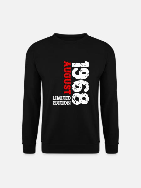 1968 Août Édition Limitée 55e Tenue d’anniversaire - Sweat-shirt Unisexe - noir