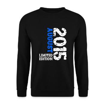2015 Août Édition Limitée 8ème Tenue d’Anniversaire - Sweat-shirt Unisexe - noir - Devant - Alina (178cm) & Michal (187cm)