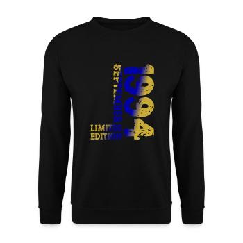 1994 September Limited Edition 29th Birthday Deco - Unisex Sweatshirt - black - Front - Alina (178cm) & Michal (187cm)