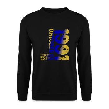 1991 Oktober Limited Edition 32. Geburtstag Deko - Unisex Pullover - Schwarz - Vorne - Alina (178cm) & Michal (187cm)