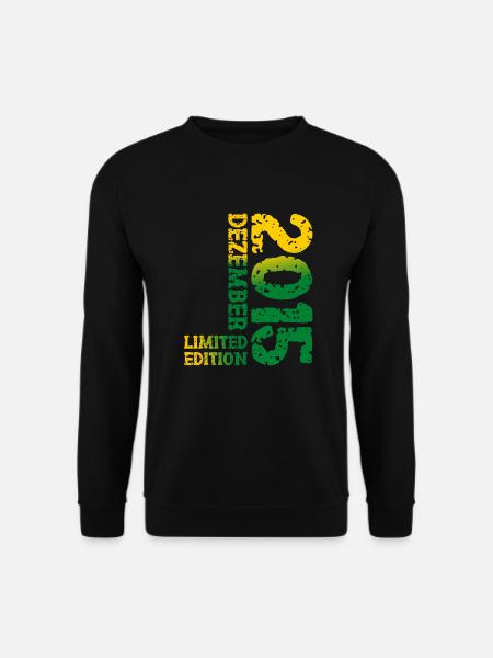 2015 Dezember Limited Edition 8. Geburtstag Deko - Unisex Pullover - Schwarz
