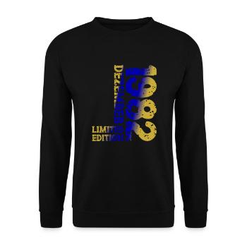 1982 Dezember Limited Edition 41. Geburtstag Deko - Unisex Pullover - Schwarz - Vorne - Alina (178cm) & Michal (187cm)