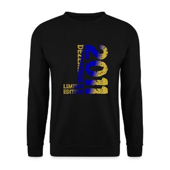 2011 Décembre Édition Limitée 12e Anniversaire Décoration - Sweat-shirt Unisexe - noir - Devant - Alina (178cm) & Michal (187cm)