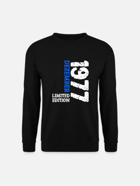 1977 décembre édition limitée 46e anniversaire décoration - Sweat-shirt Unisexe - noir
