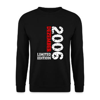 2006 Décembre Édition Limitée 17e Anniversaire Décoration - Sweat-shirt Unisexe - noir - Devant - Alina (178cm) & Michal (187cm)