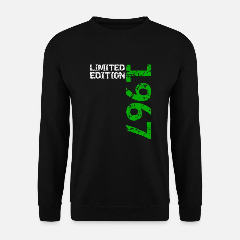 1967 Limited Edition Geburtstag Geschenk Frau Mann - Unisex Pullover - Schwarz