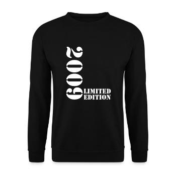 2009 Édition Limitée Anniversaire Cadeau Femme Mari - Sweat-shirt Unisexe - noir - Devant - Alina (178cm) & Michal (187cm)