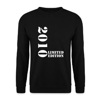 2010 Édition Limitée Anniversaire Cadeau Femme Mari - Sweat-shirt Unisexe - noir - Devant - Alina (178cm) & Michal (187cm)