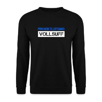 Bier Saufen Shirt Damen Herren Feiern Partnerlook - Unisex Pullover - Schwarz - Vorne - Alina (178cm) & Michal (187cm)