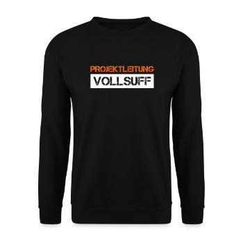 Bier Saufen Shirt Damen Herren Feiern Partnerlook - Unisex Pullover - Schwarz - Vorne - Alina (178cm) & Michal (187cm)