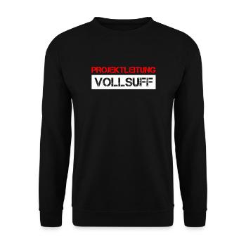 Bier Saufen Shirt Damen Herren Feiern Partnerlook - Unisex Pullover - Schwarz - Vorne - Alina (178cm) & Michal (187cm)