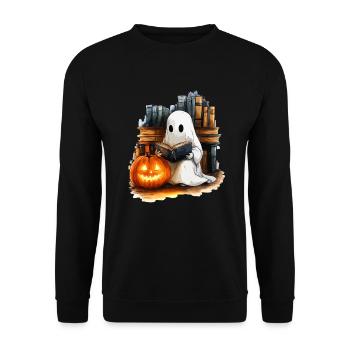 Cadeau d’Halloween Femmes Hommes Enfants Décoration - Sweat-shirt Unisexe - noir - Devant - Alina (178cm) & Michal (187cm)