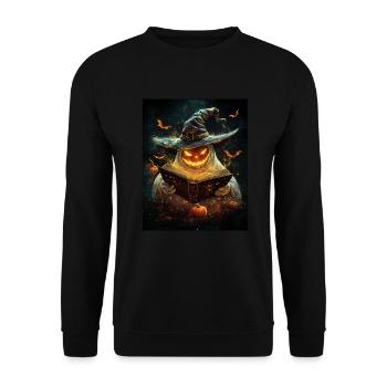 Cadeau d’Halloween Femmes Hommes Enfants Décoration - Sweat-shirt Unisexe - noir - Devant - Alina (178cm) & Michal (187cm)