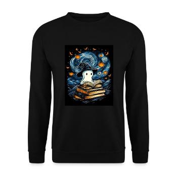 Cadeau d’Halloween Femmes Hommes Enfants Décoration - Sweat-shirt Unisexe - noir - Devant - Alina (178cm) & Michal (187cm)