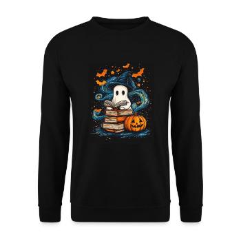 Cadeau d’Halloween Femmes Hommes Enfants Décoration - Sweat-shirt Unisexe - noir - Devant - Alina (178cm) & Michal (187cm)