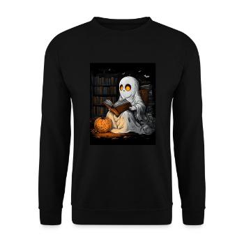 Cadeau d’Halloween Femmes Hommes Enfants Décoration - Sweat-shirt Unisexe - noir - Devant - Alina (178cm) & Michal (187cm)