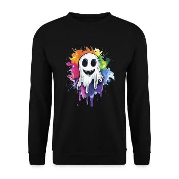 Cadeau d’Halloween Femmes Hommes Enfants Décoration - Sweat-shirt Unisexe - noir - Devant - Alina (178cm) & Michal (187cm)