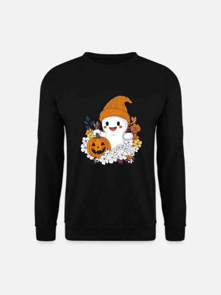 Halloween Geist Geschenk Frauen Männer Kinder Deko - Unisex Pullover - Schwarz