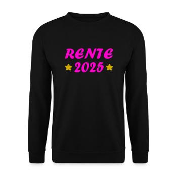 Pension 2025 Cadeau Pension 2025 Retraite Papy Mamie - Sweat-shirt Unisexe - noir - Devant - Alina (178cm) & Michal (187cm)