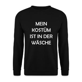 Costume de Carnaval Cadeau Femme Carnaval Carnaval - Sweat-shirt Unisexe - noir - Devant - Alina (178cm) & Michal (187cm)