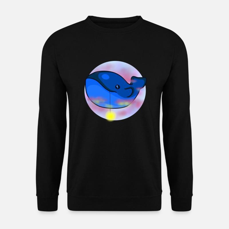 Wal - Unisex Pullover - Schwarz